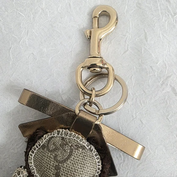 ‼️SOLD‼️ Auth Gucci Guccioli Poodles Lulu Leather Keyring/Bagcharm - Picture 6 of 9